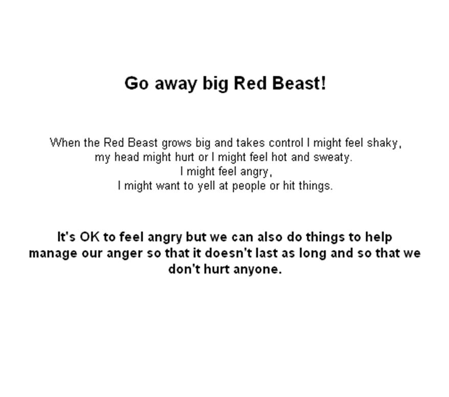 The Red Beast End Autism Stigma